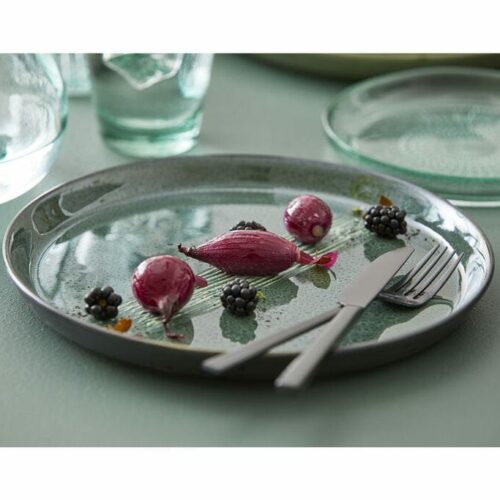 Bitz Gastro Tallerken I Sort/Grøn - 2.5 cm - dia. 27 cm OUTLET - Få tilbage