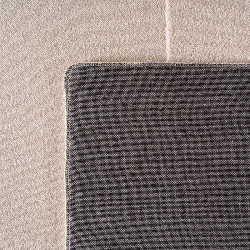 Olivia Cremefarvet Gulvtæppe i Mikrofiber fra Rugs by Uniquebeds home & living | Flere Størrelser 3