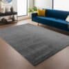 Sophia Gråt Gulvtæppe i Polyester fra Rugs by Uniquebeds Home & Living | Flere Størrelser 1