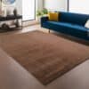 Sophia Mocca Gulvtæppe i Polyester fra Rugs by Uniquebeds Home & Living | Flere Størrelser 1