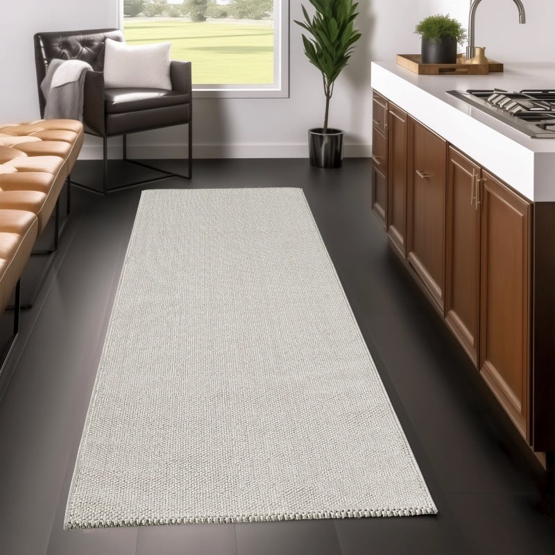 Hallie Cremefarvet Gulvtæppe fra Rugs by Uniquebeds Home & Living | Flere Størrelser 4