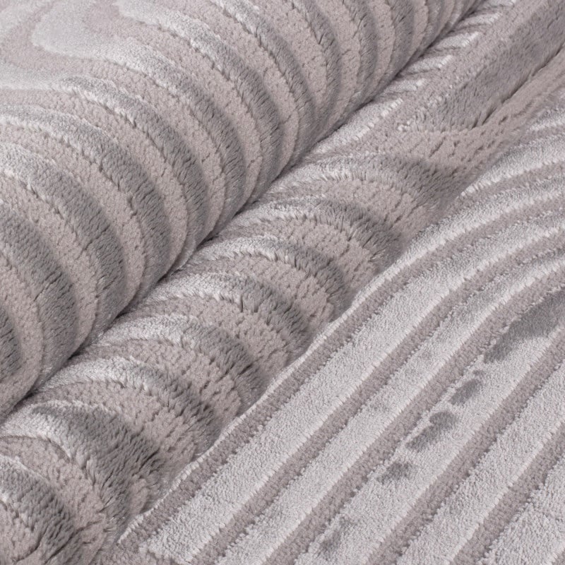 Maeve Gulvtæppe i Sølvgrå med Simpelt Mønster fra Rugs by Uniquebeds Home & Living | Flere Størrelser 4