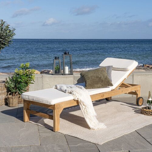 Andorra Solvogn Solvognshynde Teak Bomuld L200Xb62Xh30Cm