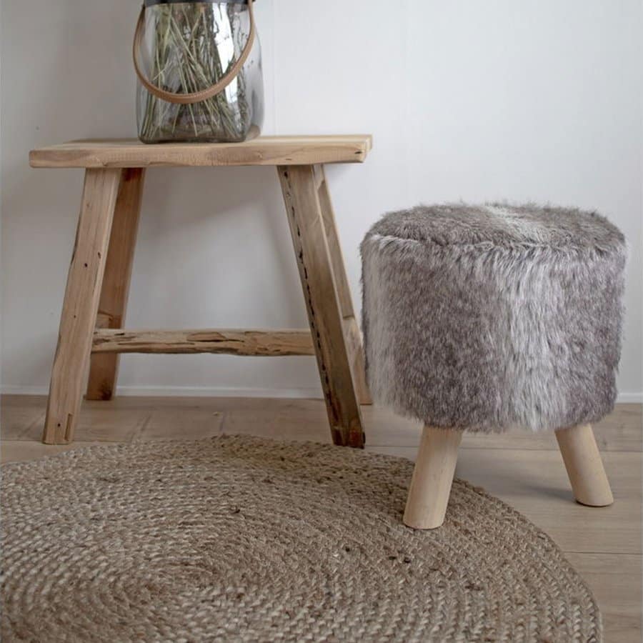 Bombay Tæppe Naturflet Ø150Cm