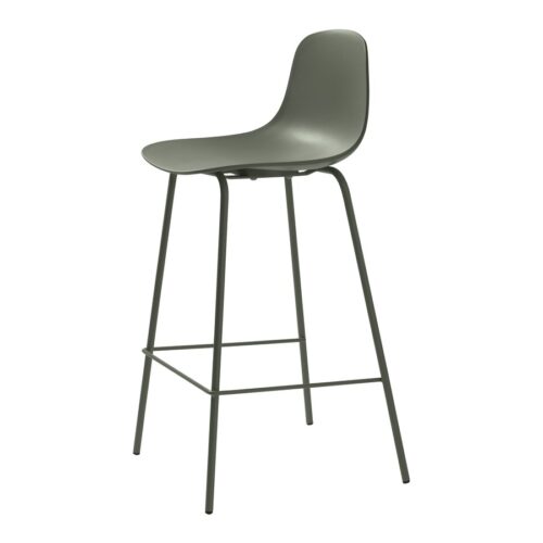 Bautzen Counterstol Olivengrøn Stål B47Xh92 5Xd45Cm
