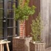 London Kurvesæt Gråvasket Kubu Rattan Sæt