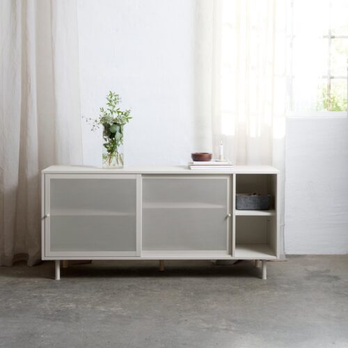 Norderstedt Skænk Greige Metal B160Xh75Xd47Cm