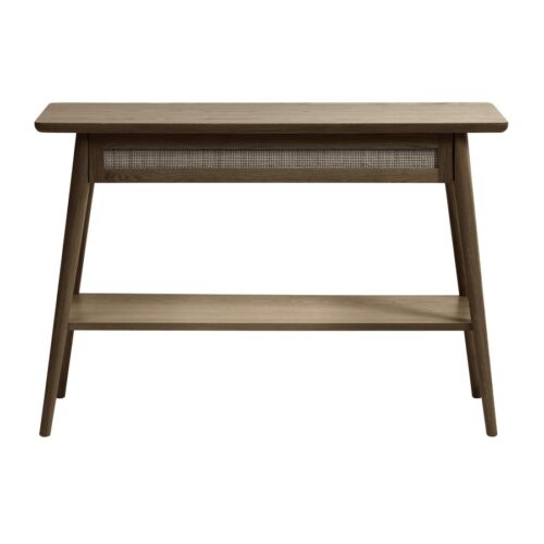 Shenzhen Konsolbord Røget Egetræ Rattan B110Xh75Xd40Cm