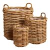 Burton Kurve Af Naturfarvet Rattan |