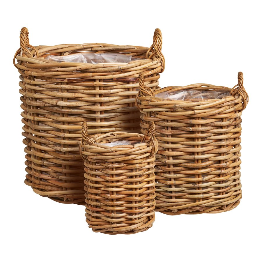 Burton Kurve Af Naturfarvet Rattan |