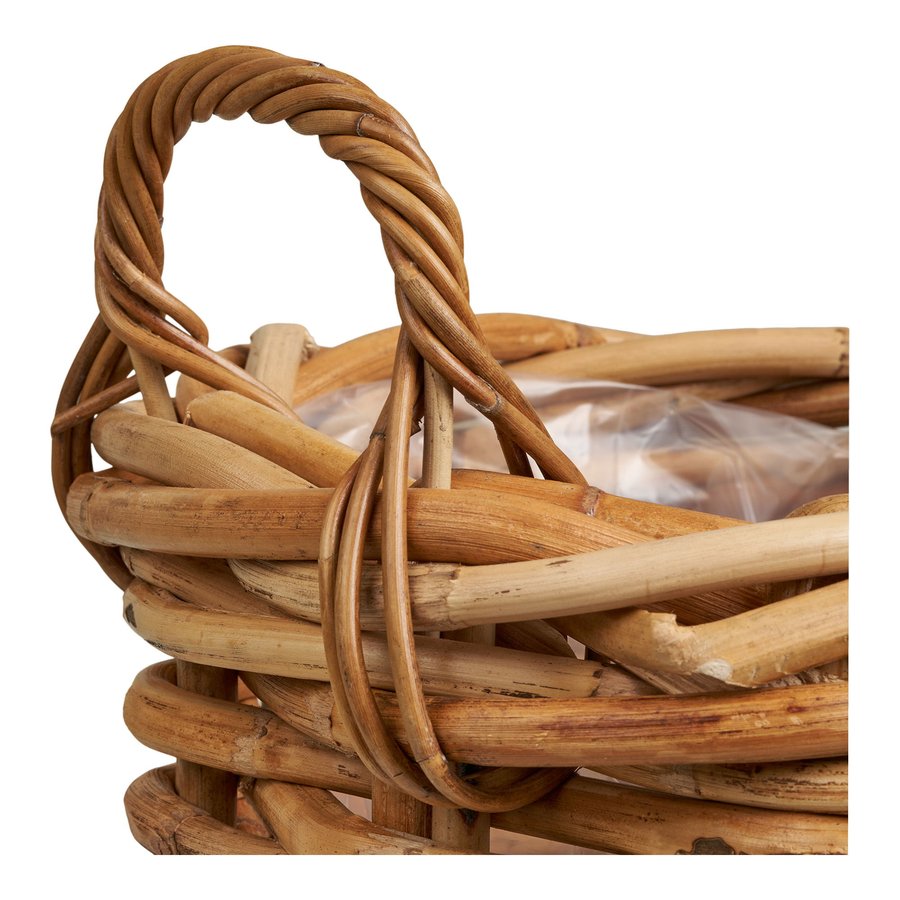 Burton Kurve Af Naturfarvet Rattan |