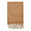 Carmel Plaid Uld Polyester Tan L170Xb130Cm