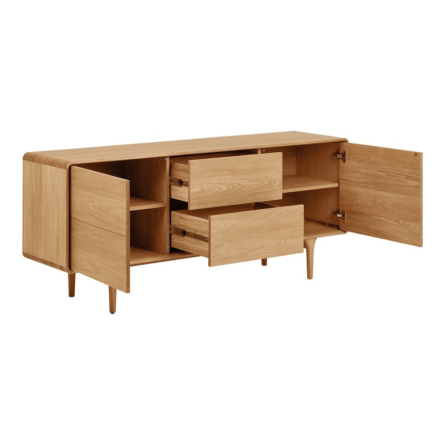 Darwin Skænk Natur Egetræ L180Xb45Xh75 Cm