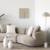 Ina Relief Vægdekoration Beige Mdf Polyester