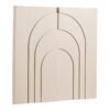 Ina Relief Vægdekoration Beige Mdf Polyester