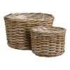 Kalak Kurve Af Naturfarvet Rattan |