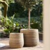 Moro Kurve Af Naturfarvet Rattan |