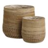 Moro Kurve Af Naturfarvet Rattan |
