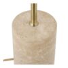 Sheffield Bordlampe Beige Marmor Stål L25Xb25Xh45Cm