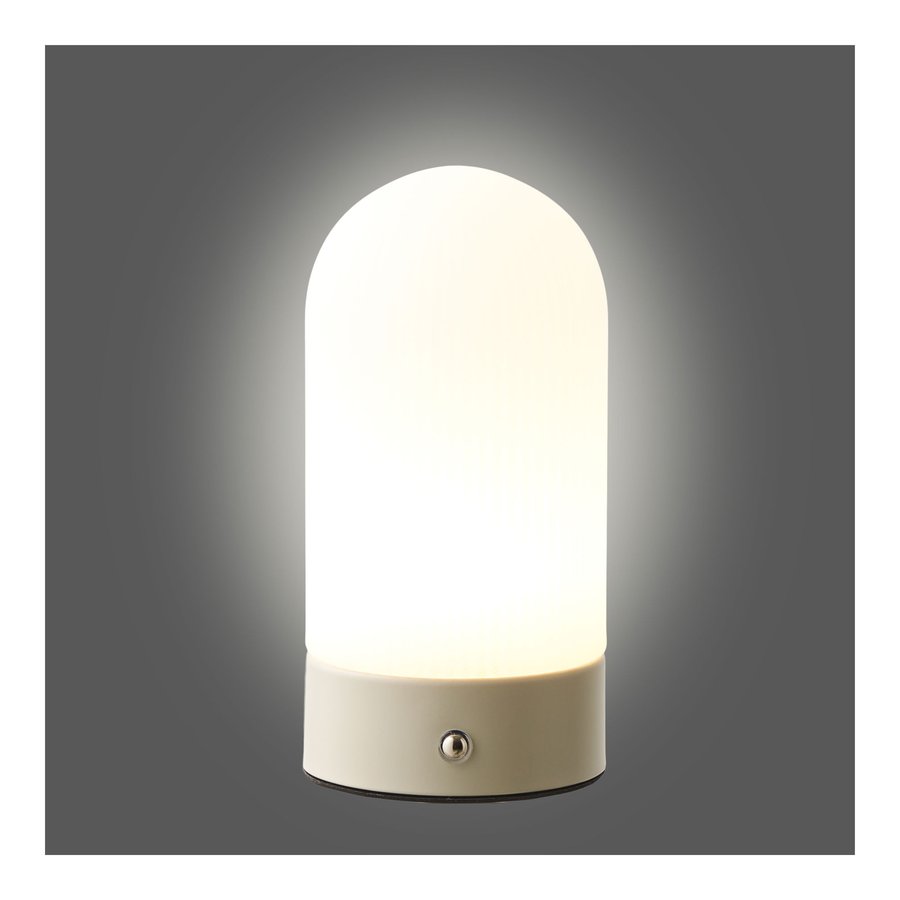 Ashford Bordlampe Beige Hvid Ø9Xh18Cm