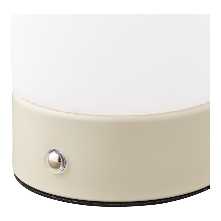 Ashford Bordlampe Beige Hvid Ø9Xh18Cm