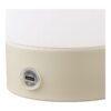 Ashford Bordlampe Beige Hvid Ø9Xh18Cm