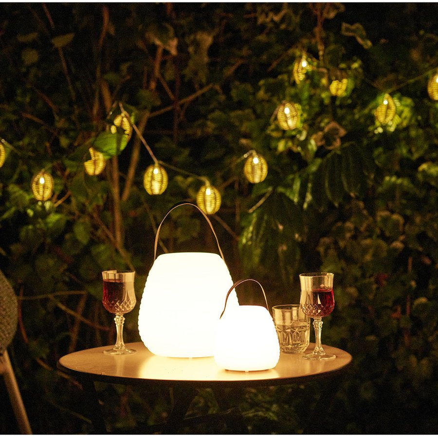 Derry Led Lampe Hvid Ø21Xh21Cm
