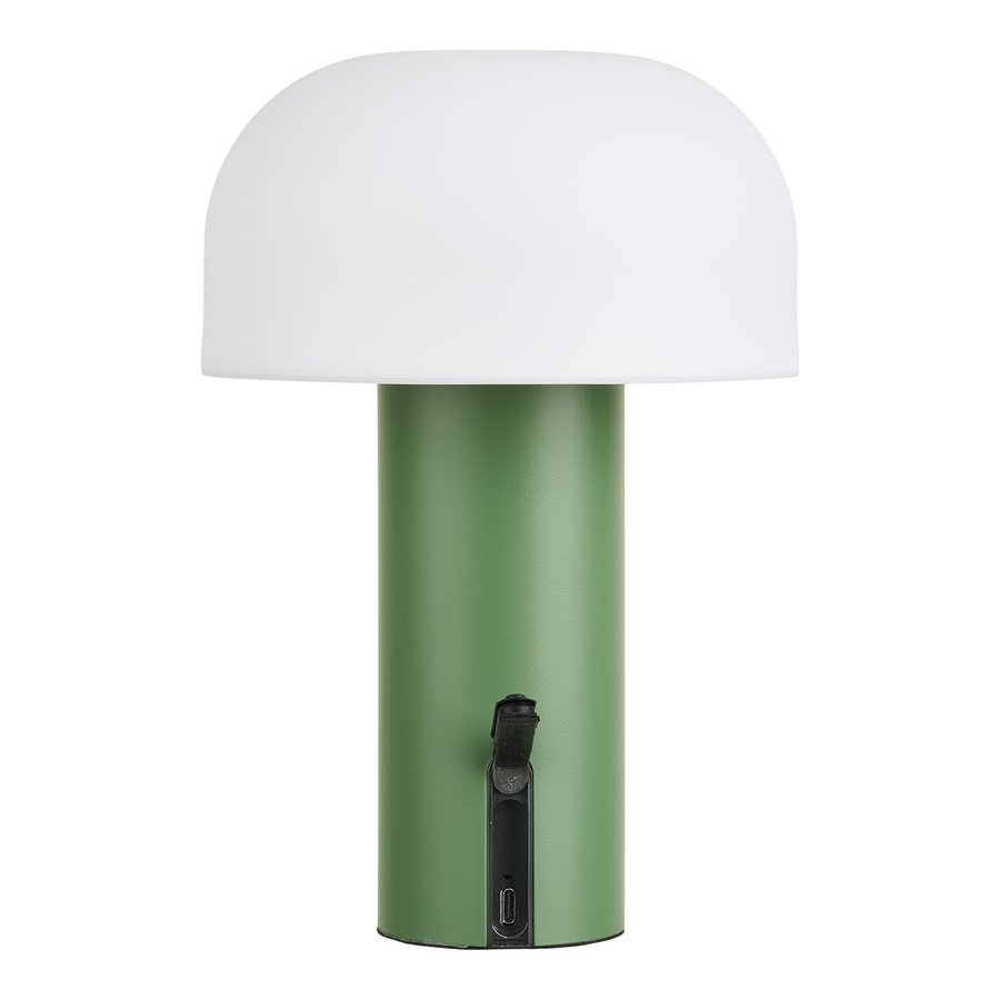 Soham Led Lampe Hvid Grøn Ø15Xh22Cm