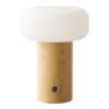 Stafford Bordlampe Natur Hvid Ø13 5Xh18Cm