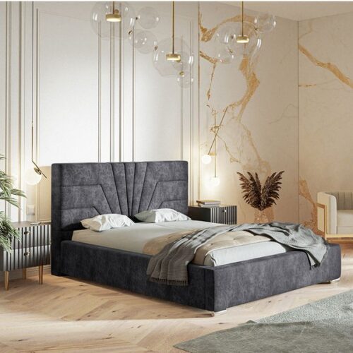 Top Model 1 Polstret Sengeramme Med Opbevaring Fra CozyQuilt Sleep | Håndlaves i Møbelstof, Fløjl, Velour & Læder - Billede 5