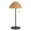 Wigan Bordlampe Natur Sort Ø15Xh32Cm