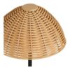 Wigan Bordlampe Natur Sort Ø15Xh32Cm