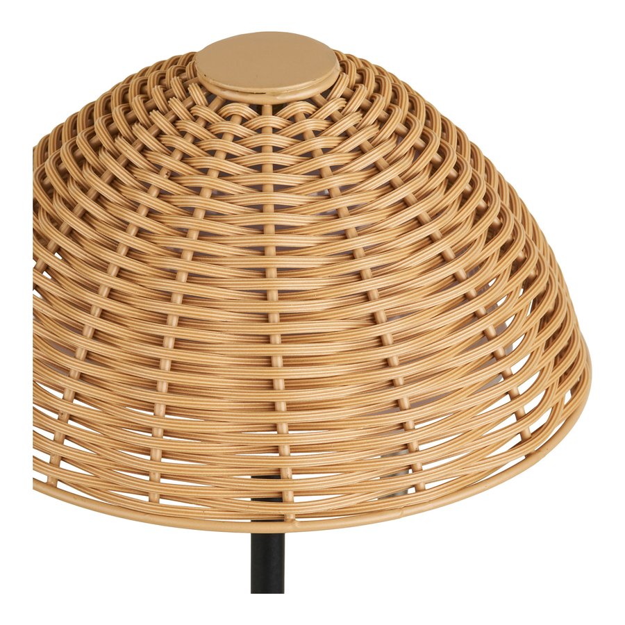Wigan Bordlampe Natur Sort Ø15Xh32Cm