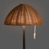 Wigan Bordlampe Natur Sort Ø15Xh32Cm