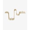 BRAVA Hylde i Metal med Sort/Krom/Messing Finish fra Nordal | 54x13x26 cm | Flere Farver hos uniquebeds, home & living - Billede 1