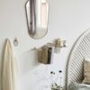 BRAVA Hylde i Metal med Sort/Krom/Messing Finish fra Nordal | 54x13x26 cm | Flere Farver hos uniquebeds, home & living - Billede 2