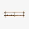 CARONU Hylde i Genanvendt Træ med 4 Knager fra Nordal | 136x18x42 cm hos uniquebeds, home & living - Billede 1