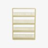 KIKORI Hylde i Metal med Krom/Guld Finish fra Nordal | 40x14x55 cm | Flere Farver hos uniquebeds, home & living - Billede 1