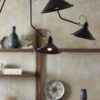BRIMO Pendel i Sortlakeret Mteal med Messing Detaljer & 5 Arme fra Nordal | Sort, Guld hos uniquebeds, home & living - Billede 7