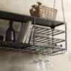 LOFT Køkkenhylde i Sort Metal til Ophæng fra Nordal | 120x30x43 cm hos uniquebeds, home & living - Billede 2