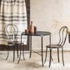 OLIVO Havebord i Sort Metal fra Nordal | Ø75x74 cm hos uniquebeds, home & living - Billede 2