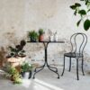 OLIVO Havebord i Sort Metal fra Nordal | 77x52x76 cm hos uniquebeds, home & living - Billede 2