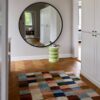 PAKKA Gulvtæppe i Uldblanding med Patchwork Mønster fra Nordal | 140x200 cm | Multifarvet hos uniquebeds, home & living - Billede 3