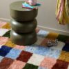 PAKKA Gulvtæppe i Uldblanding med Patchwork Mønster fra Nordal | 140x200 cm | Multifarvet hos uniquebeds, home & living - Billede 4