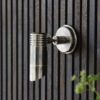 BRAGI Udendørs Væglampe/Spotlys i Metal med Krom Finish fra Nordal | Udendørs | Krom hos uniquebeds, home & living - Billede 2