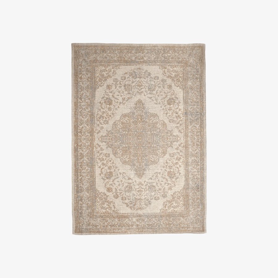 PEARL Gulvtæppe med Orientalsk Mønster fra Nordal | 160x240/200x290 cm | Sand, Beige hos uniquebeds, home & living - Billede 1