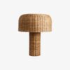 ATUM Bordlampe i Flettet Sukkerrør fra Nordal | Ø40x50 cm | Natur hos uniquebeds, home & living - Billede 1