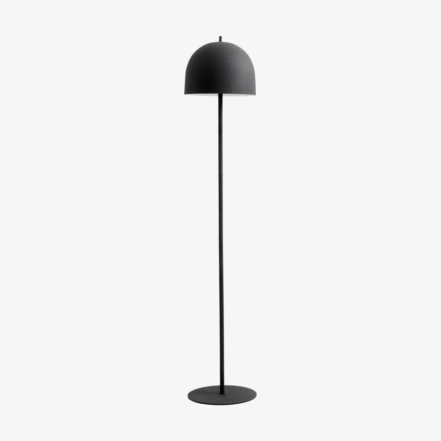 GLOW Gulvlampe i Sortlakeret Metal fra Nordal | Ø30x146 cm | Sort hos uniquebeds, home & living - Billede 1