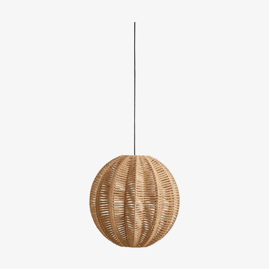 JUTA Pendel i Jute fra Nordal | Ø45x46 cm | Natur hos uniquebeds, home & living - Billede 1