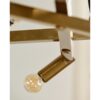 Lysekrone til 10 Pærer i 100% Messing fra Nordal | Ø75x105 cm | Guld hos uniquebeds, home & living - Billede 4